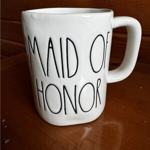 Rae Dunn White Maid of Honor Mug